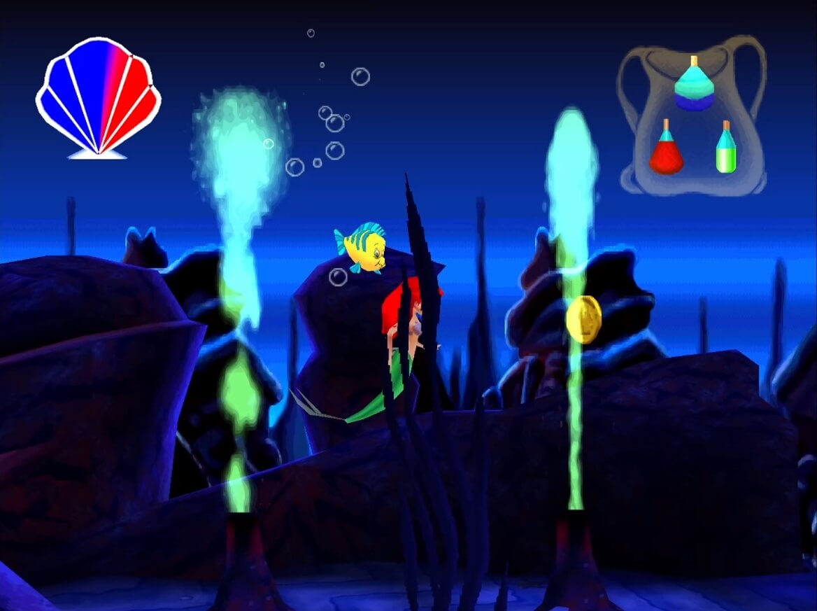 Disney's The Little Mermaid II - геймплей игры на PlayStation